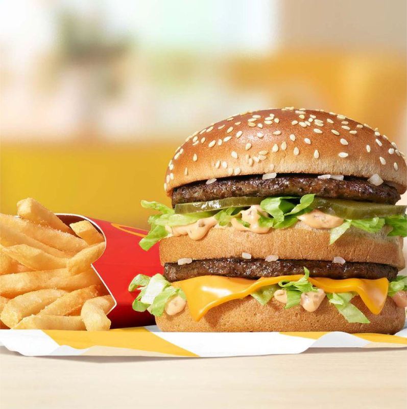 A Big Mac meal, fresh off the tray
