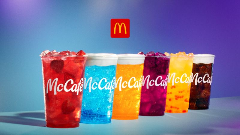 McCafé drinks ready for delivery